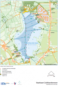 Vaartkaart Zuidlaardermeer